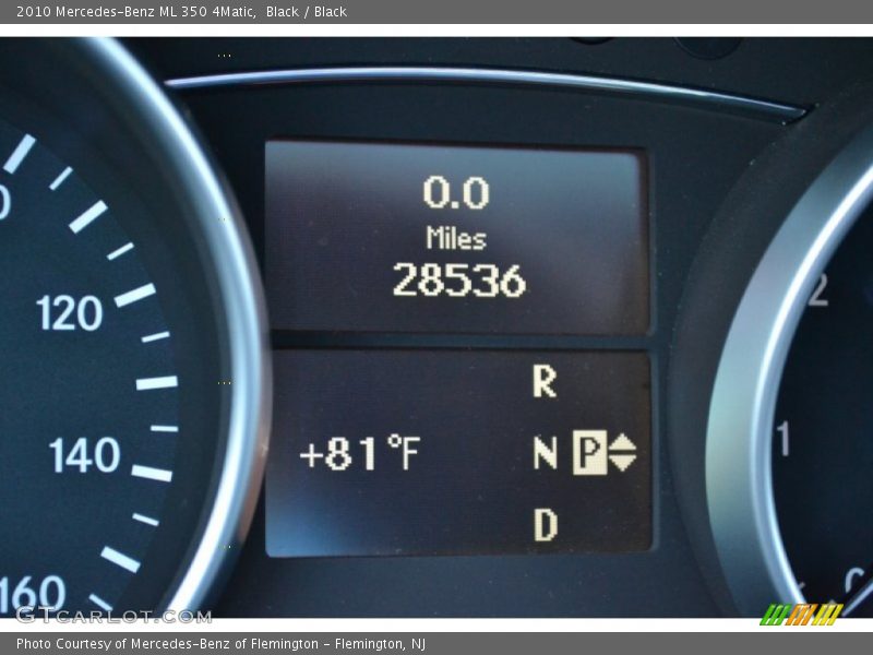 Black / Black 2010 Mercedes-Benz ML 350 4Matic