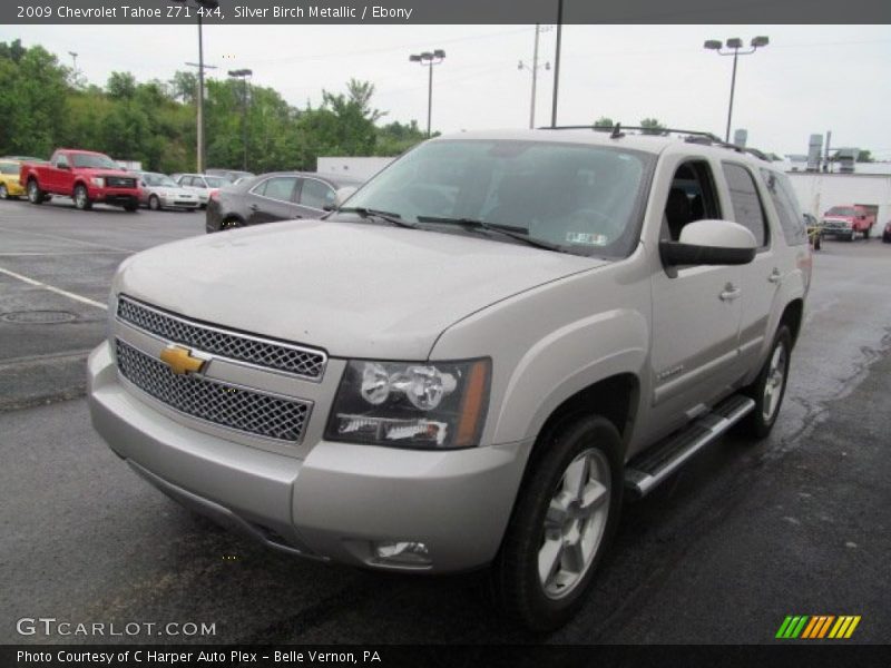 Silver Birch Metallic / Ebony 2009 Chevrolet Tahoe Z71 4x4
