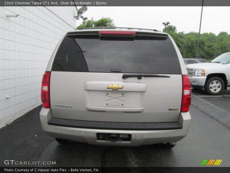Silver Birch Metallic / Ebony 2009 Chevrolet Tahoe Z71 4x4