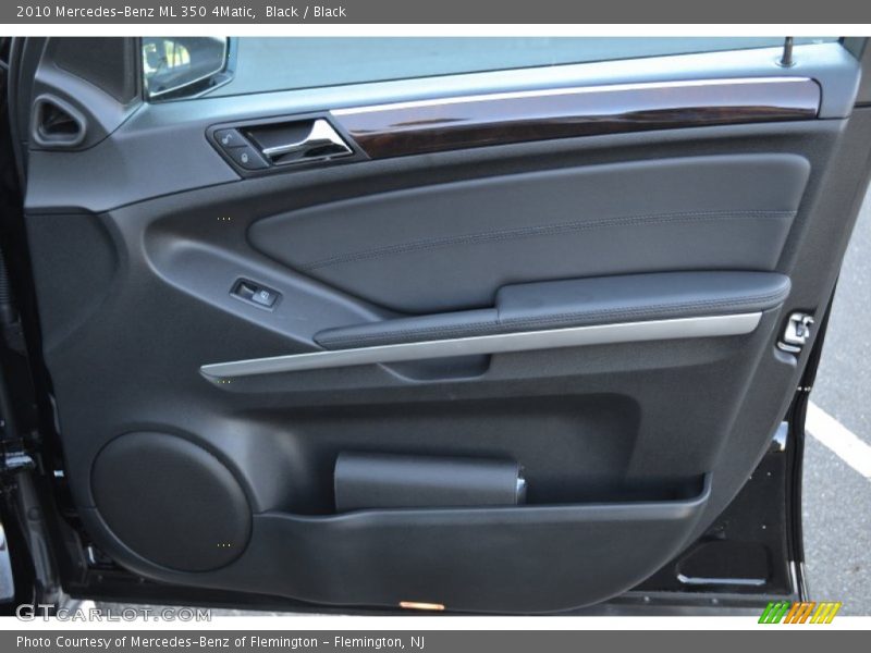 Black / Black 2010 Mercedes-Benz ML 350 4Matic