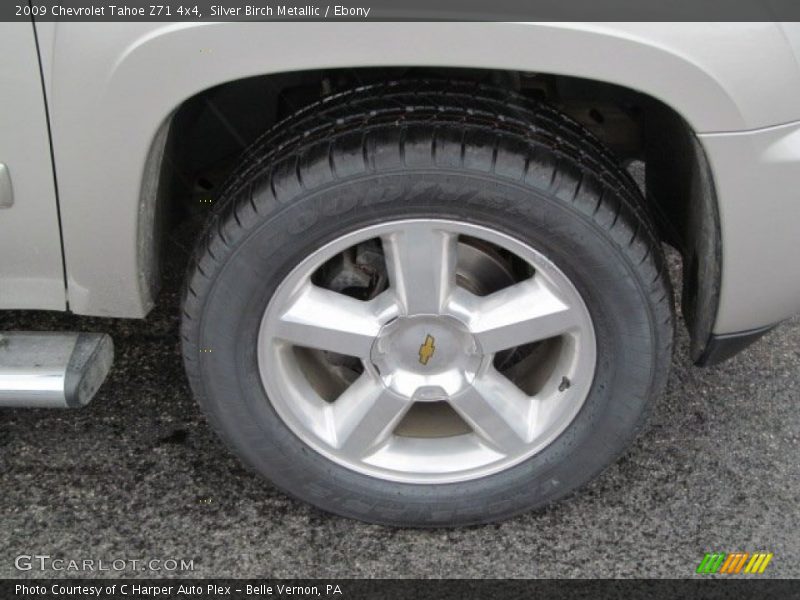 Silver Birch Metallic / Ebony 2009 Chevrolet Tahoe Z71 4x4