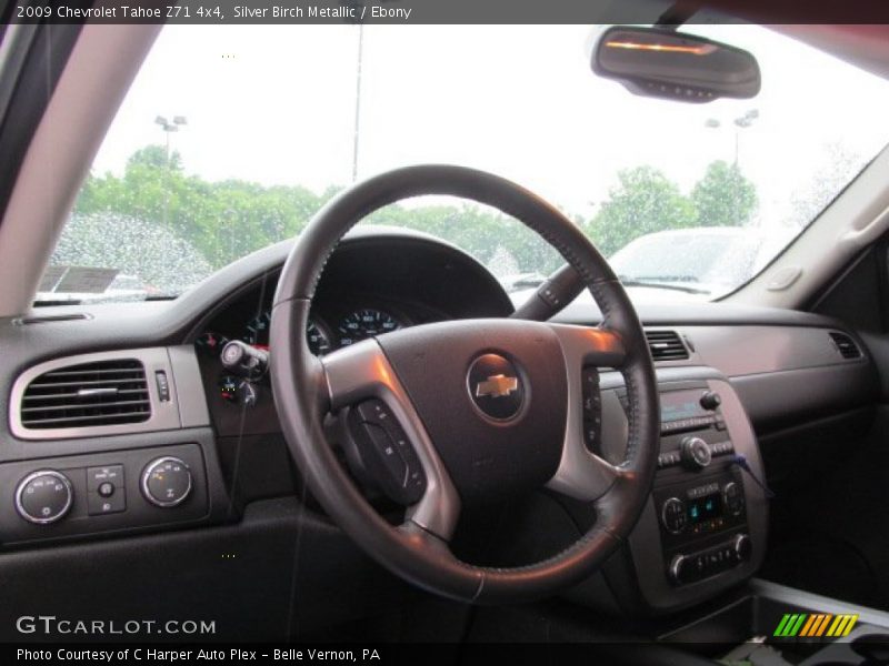 Silver Birch Metallic / Ebony 2009 Chevrolet Tahoe Z71 4x4