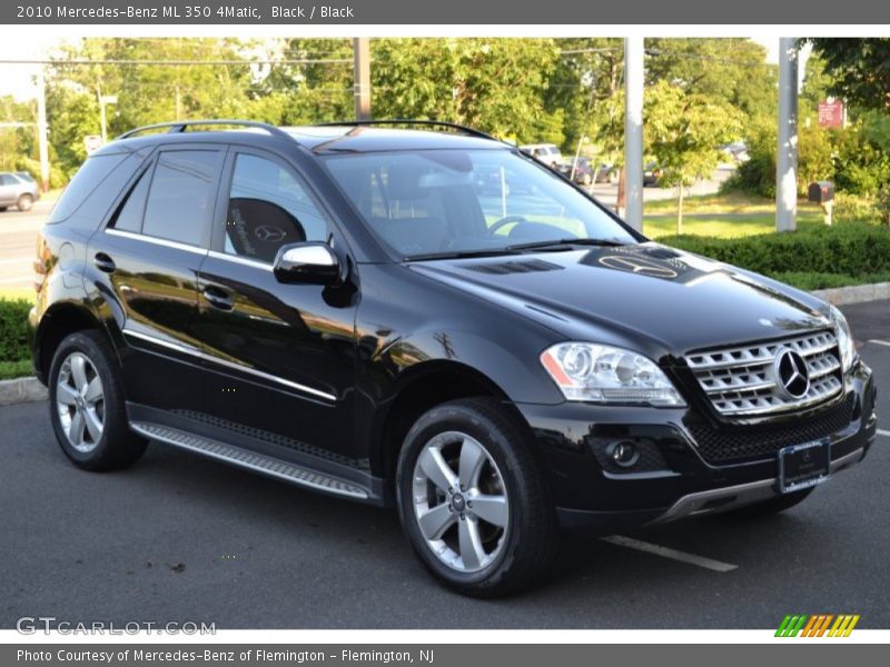 Black / Black 2010 Mercedes-Benz ML 350 4Matic