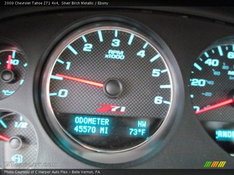Silver Birch Metallic / Ebony 2009 Chevrolet Tahoe Z71 4x4