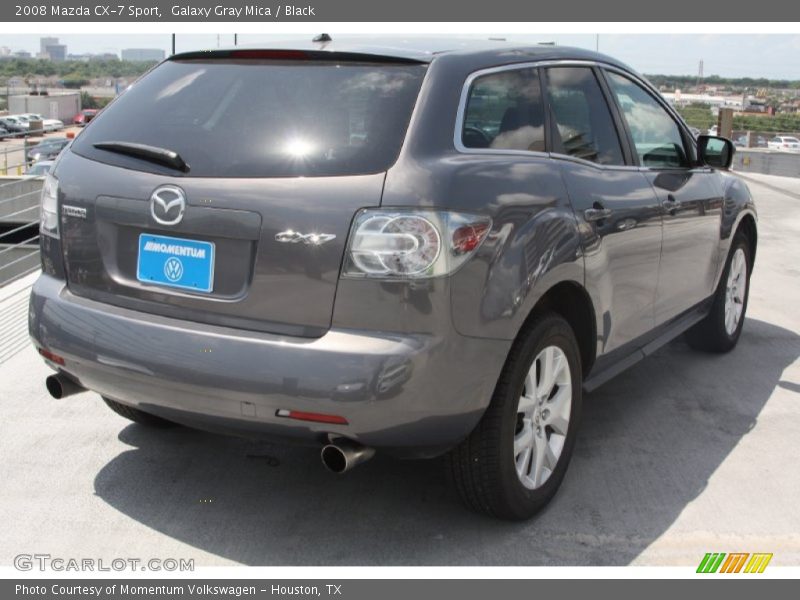 Galaxy Gray Mica / Black 2008 Mazda CX-7 Sport