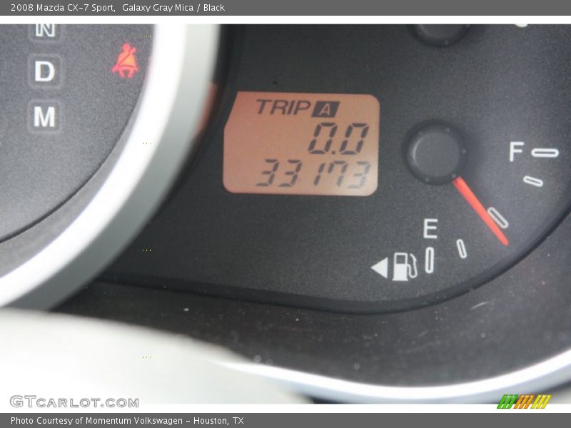 Galaxy Gray Mica / Black 2008 Mazda CX-7 Sport