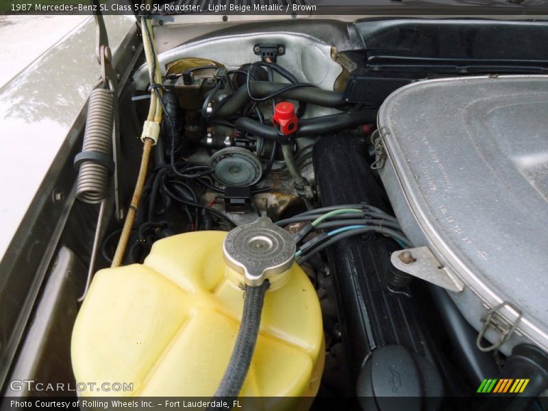  1987 SL Class 560 SL Roadster Engine - 5.6 Liter SOHC 16-Valve V8