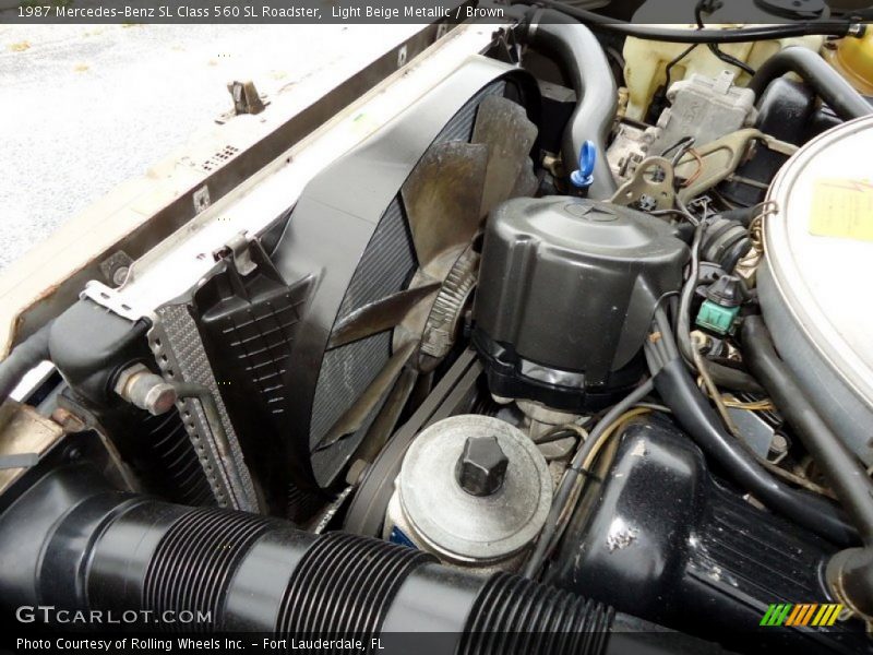  1987 SL Class 560 SL Roadster Engine - 5.6 Liter SOHC 16-Valve V8