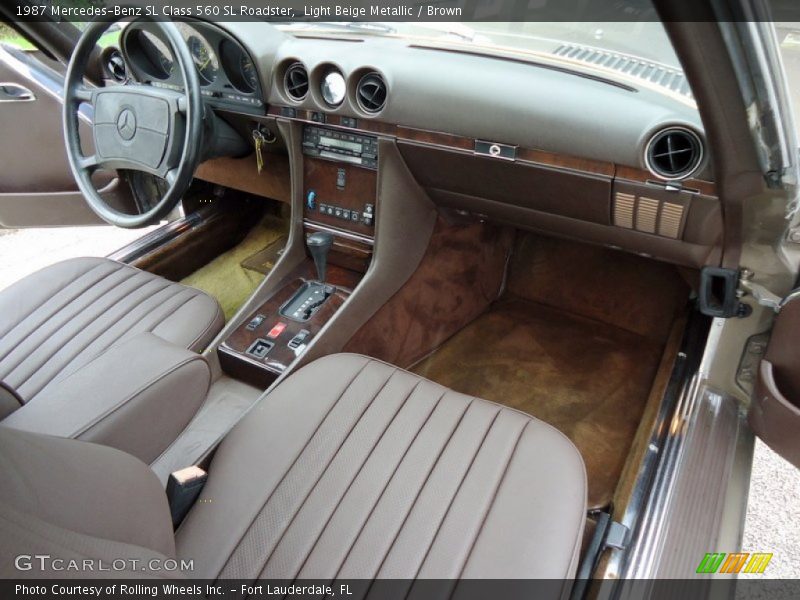 Dashboard of 1987 SL Class 560 SL Roadster