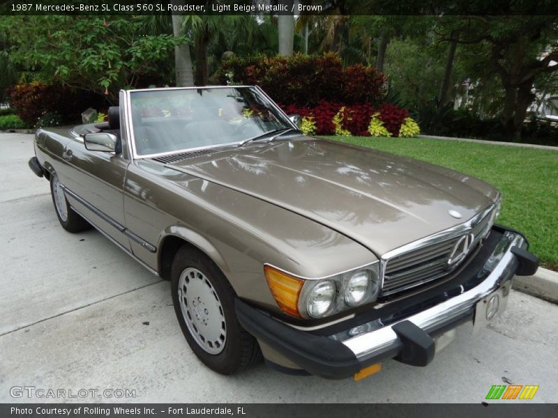 Front 3/4 View of 1987 SL Class 560 SL Roadster
