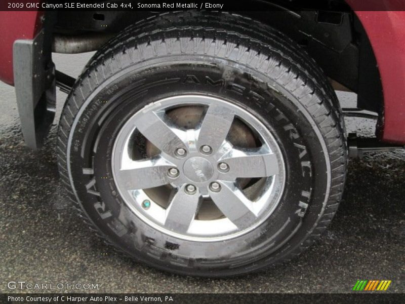 Sonoma Red Metallic / Ebony 2009 GMC Canyon SLE Extended Cab 4x4