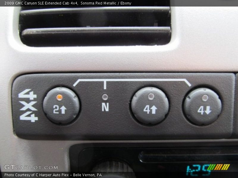 Sonoma Red Metallic / Ebony 2009 GMC Canyon SLE Extended Cab 4x4