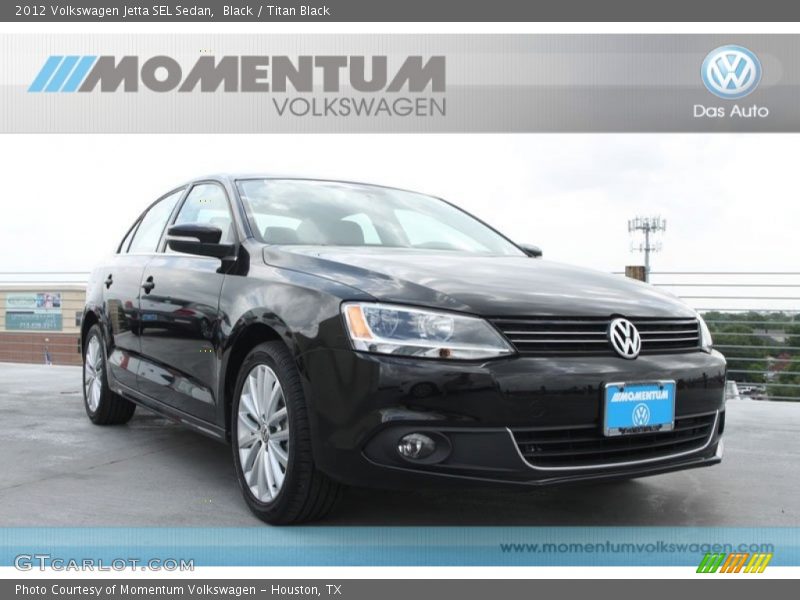 Black / Titan Black 2012 Volkswagen Jetta SEL Sedan