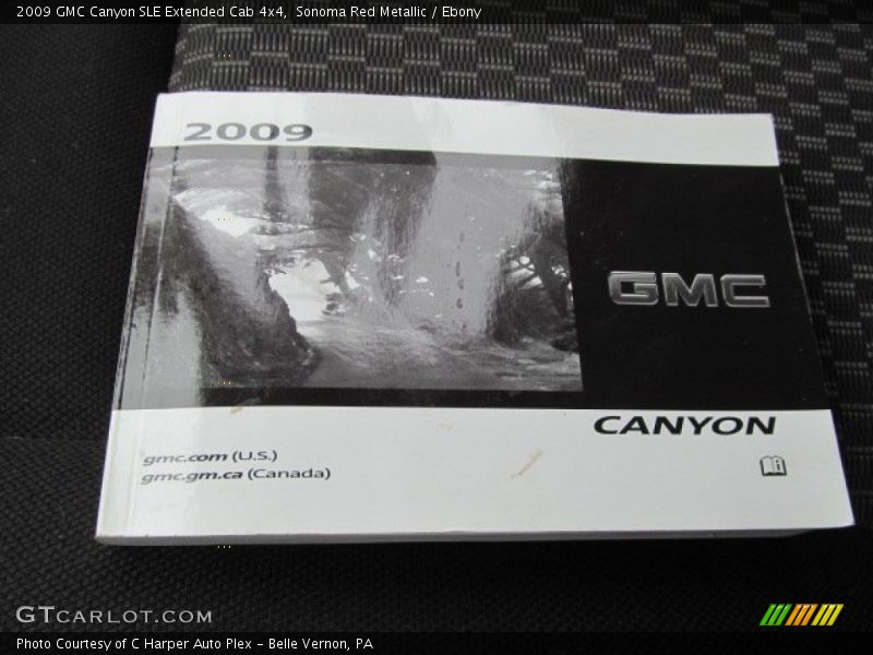 Sonoma Red Metallic / Ebony 2009 GMC Canyon SLE Extended Cab 4x4