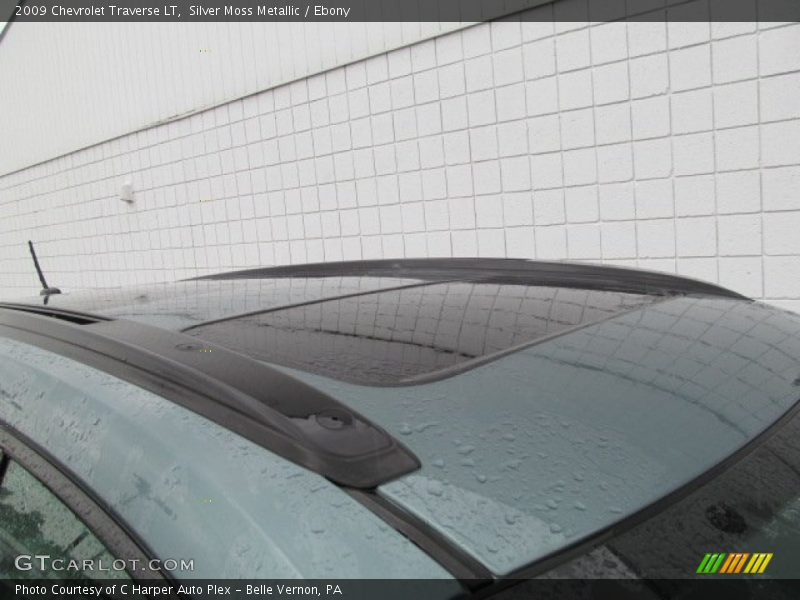 Silver Moss Metallic / Ebony 2009 Chevrolet Traverse LT