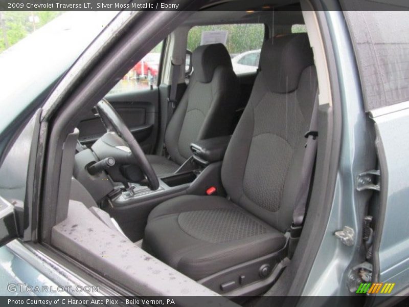 Silver Moss Metallic / Ebony 2009 Chevrolet Traverse LT