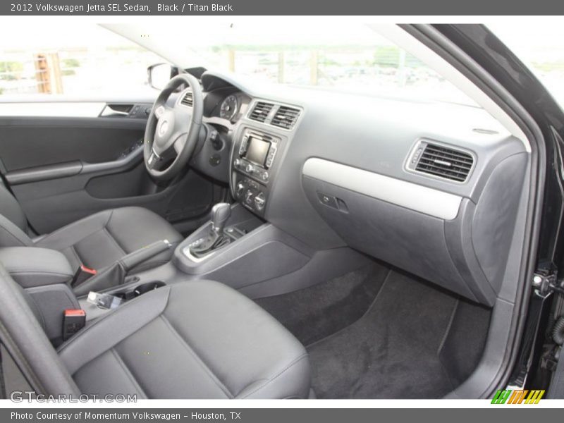 Black / Titan Black 2012 Volkswagen Jetta SEL Sedan
