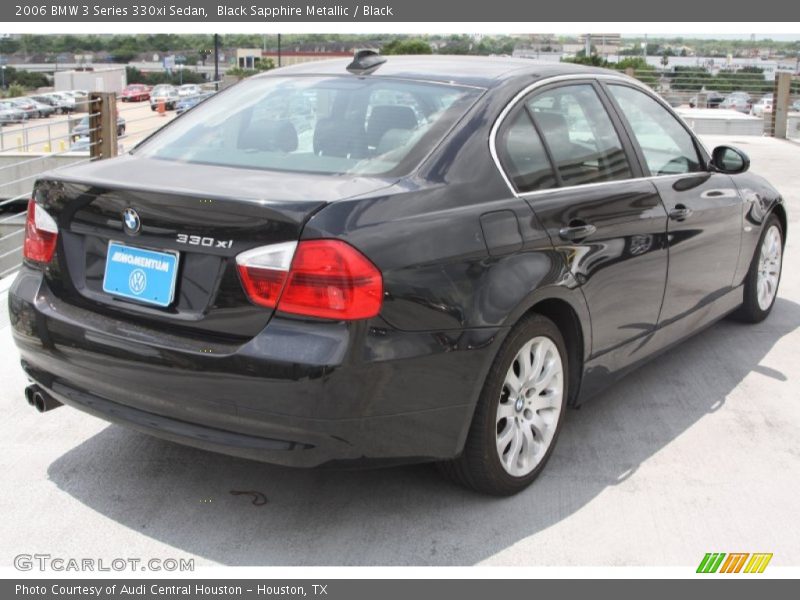 Black Sapphire Metallic / Black 2006 BMW 3 Series 330xi Sedan