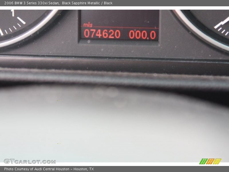 Black Sapphire Metallic / Black 2006 BMW 3 Series 330xi Sedan