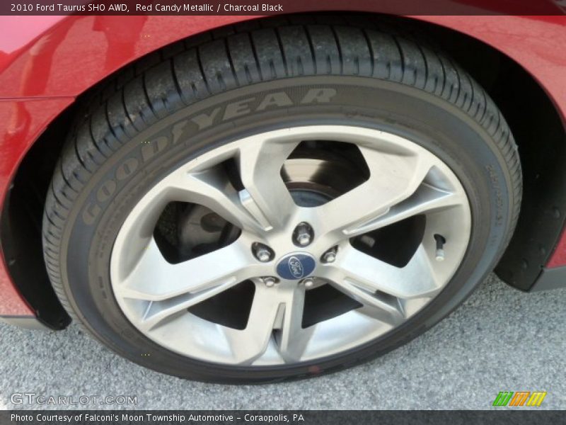 Red Candy Metallic / Charcoal Black 2010 Ford Taurus SHO AWD