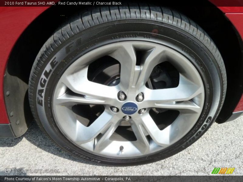 Red Candy Metallic / Charcoal Black 2010 Ford Taurus SHO AWD