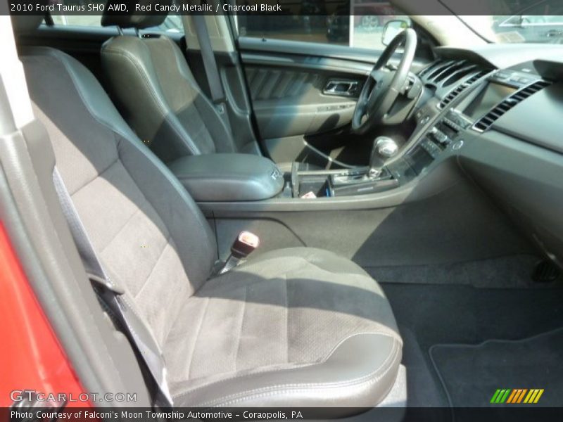 Red Candy Metallic / Charcoal Black 2010 Ford Taurus SHO AWD