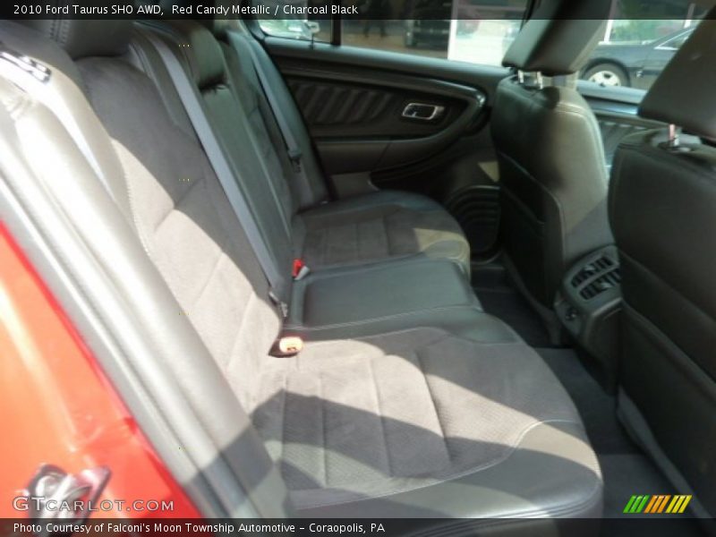 Red Candy Metallic / Charcoal Black 2010 Ford Taurus SHO AWD
