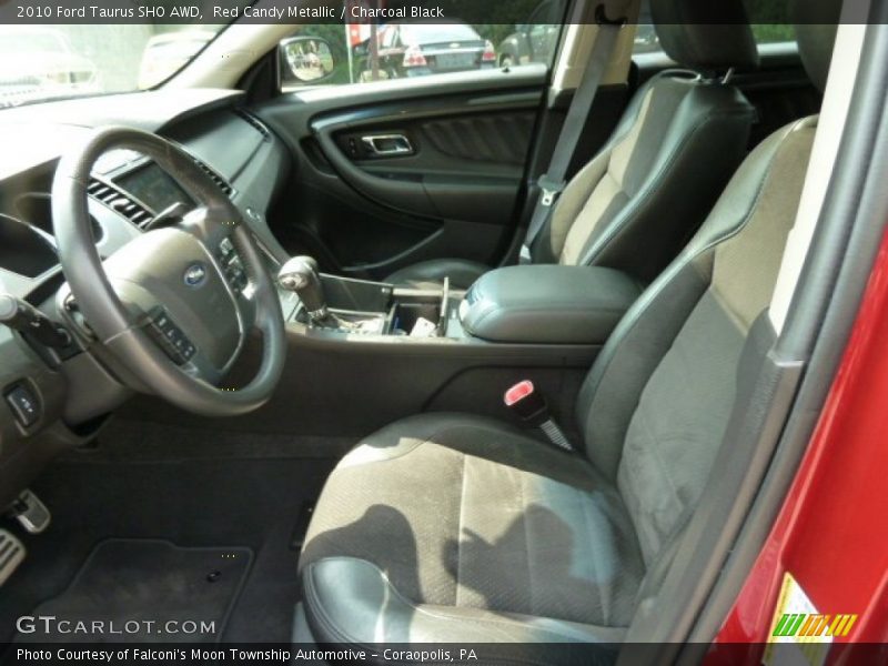 Red Candy Metallic / Charcoal Black 2010 Ford Taurus SHO AWD