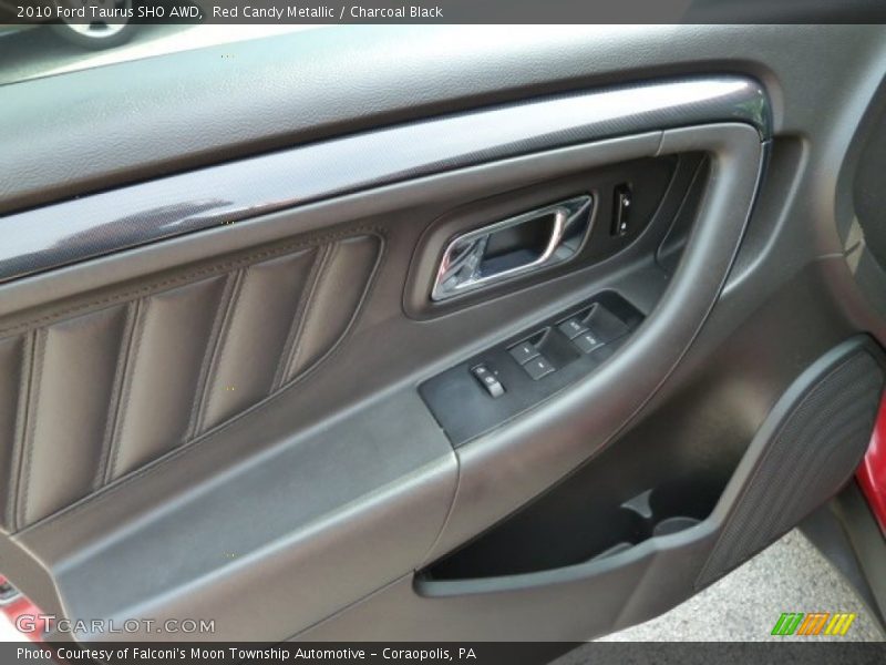 Red Candy Metallic / Charcoal Black 2010 Ford Taurus SHO AWD