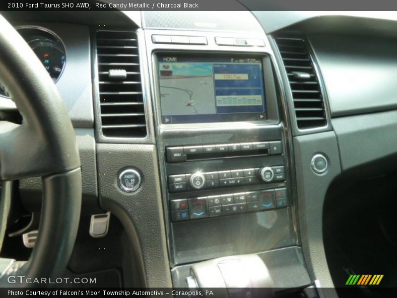 Red Candy Metallic / Charcoal Black 2010 Ford Taurus SHO AWD