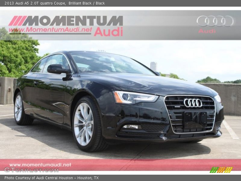 Brilliant Black / Black 2013 Audi A5 2.0T quattro Coupe