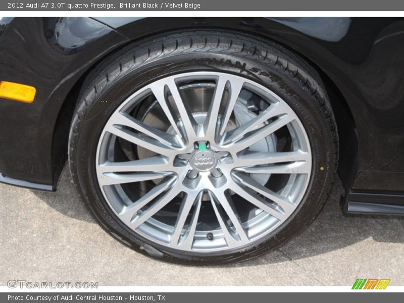 Brilliant Black / Velvet Beige 2012 Audi A7 3.0T quattro Prestige