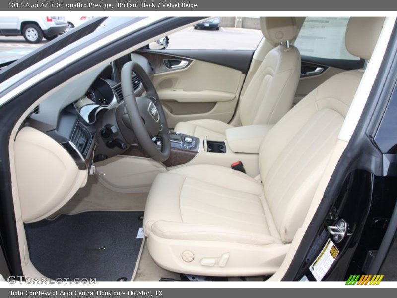 Brilliant Black / Velvet Beige 2012 Audi A7 3.0T quattro Prestige