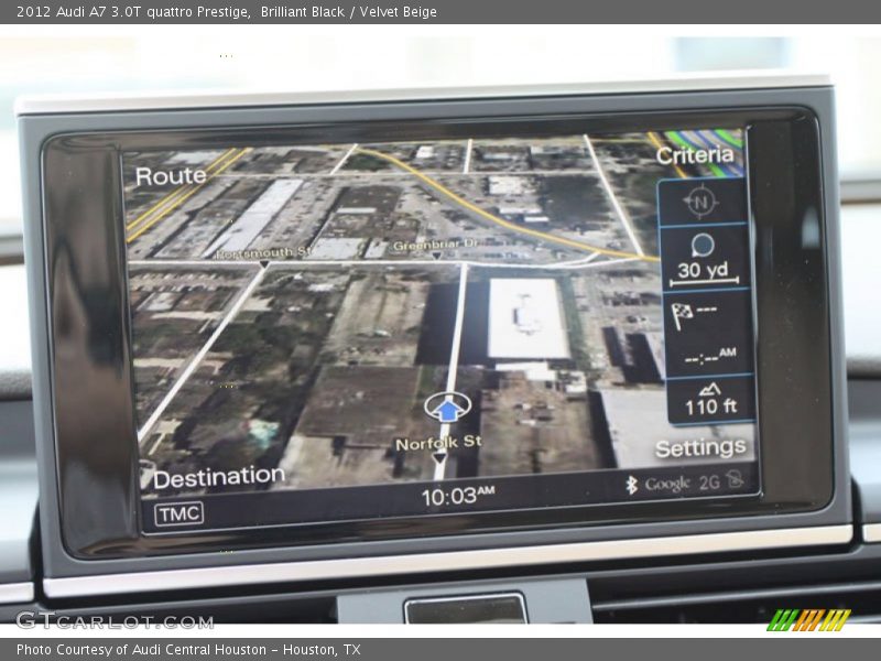 Brilliant Black / Velvet Beige 2012 Audi A7 3.0T quattro Prestige