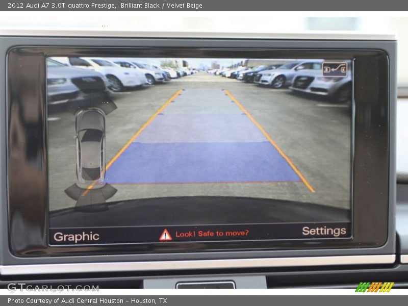 Brilliant Black / Velvet Beige 2012 Audi A7 3.0T quattro Prestige