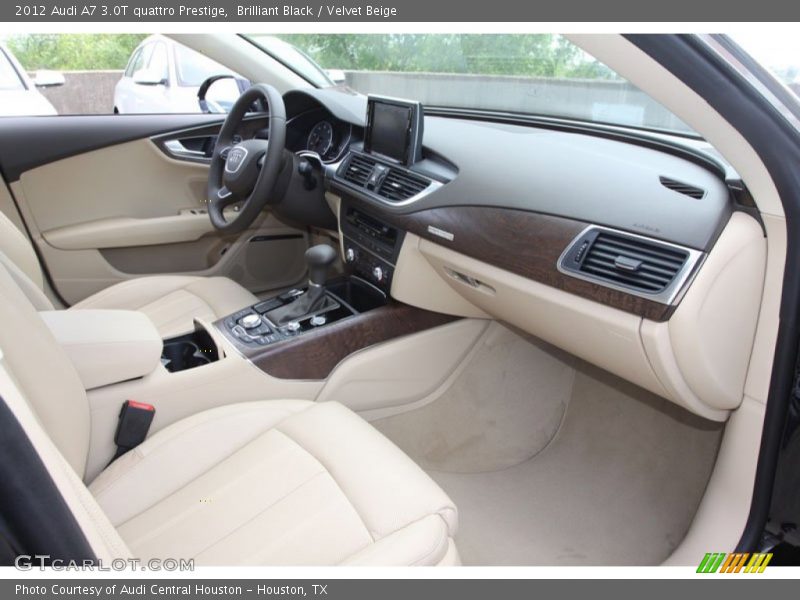 Brilliant Black / Velvet Beige 2012 Audi A7 3.0T quattro Prestige