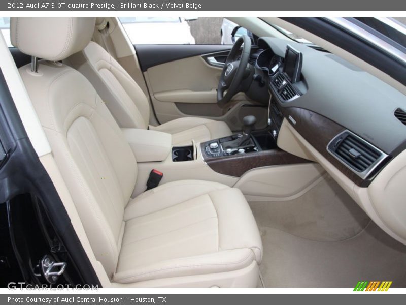 Brilliant Black / Velvet Beige 2012 Audi A7 3.0T quattro Prestige