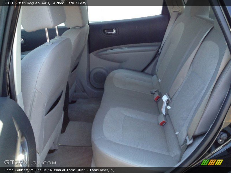 Wicked Black / Gray 2011 Nissan Rogue S AWD