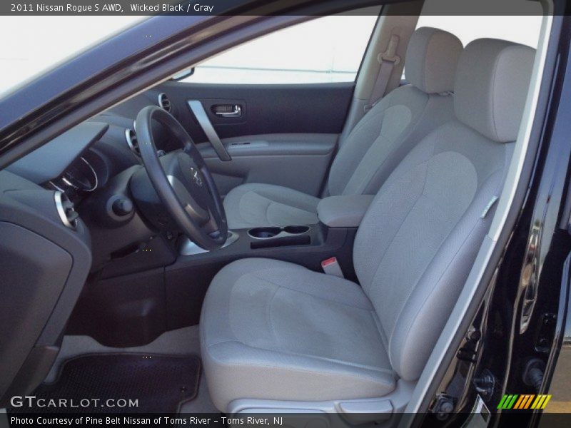 Wicked Black / Gray 2011 Nissan Rogue S AWD