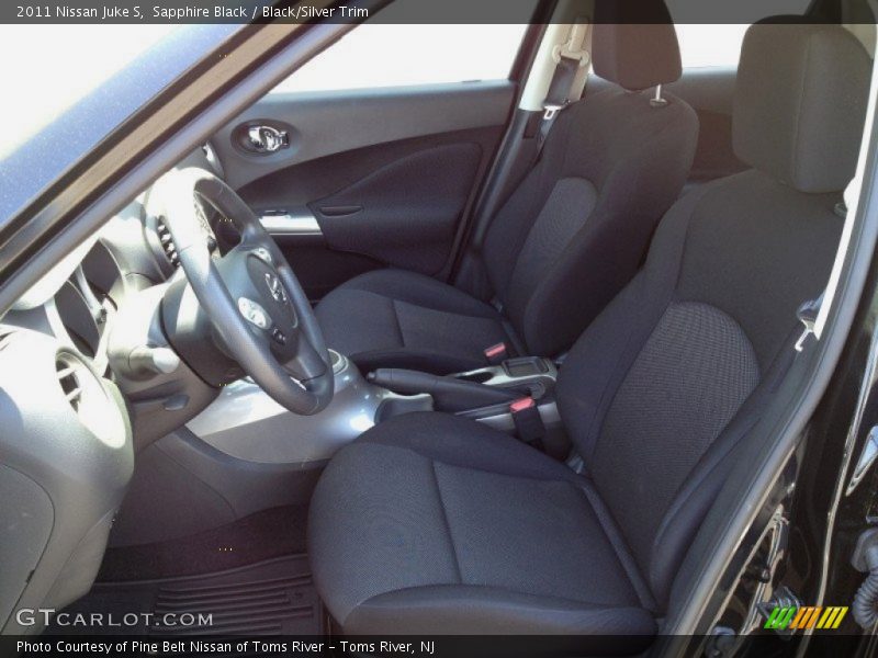 Sapphire Black / Black/Silver Trim 2011 Nissan Juke S