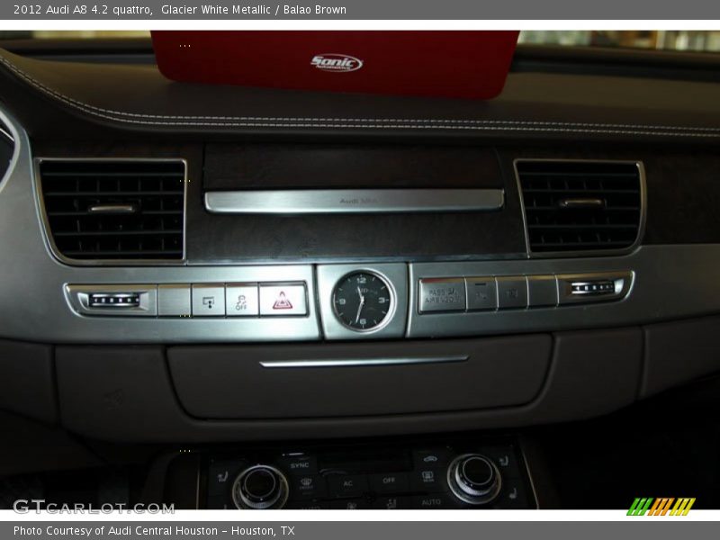 Glacier White Metallic / Balao Brown 2012 Audi A8 4.2 quattro