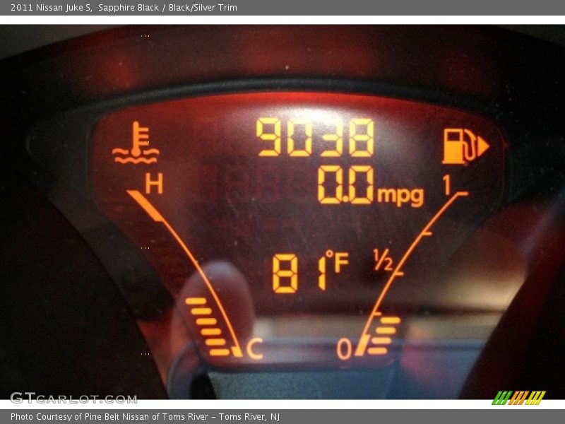 Sapphire Black / Black/Silver Trim 2011 Nissan Juke S