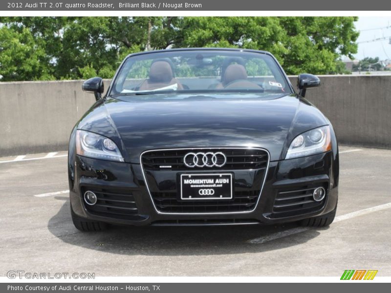Brilliant Black / Nougat Brown 2012 Audi TT 2.0T quattro Roadster