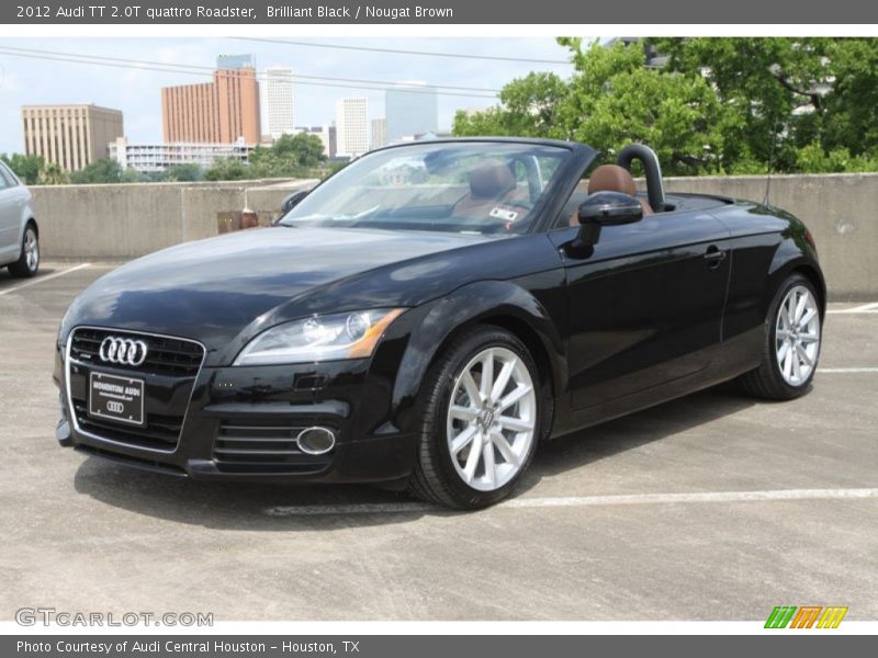 Brilliant Black / Nougat Brown 2012 Audi TT 2.0T quattro Roadster