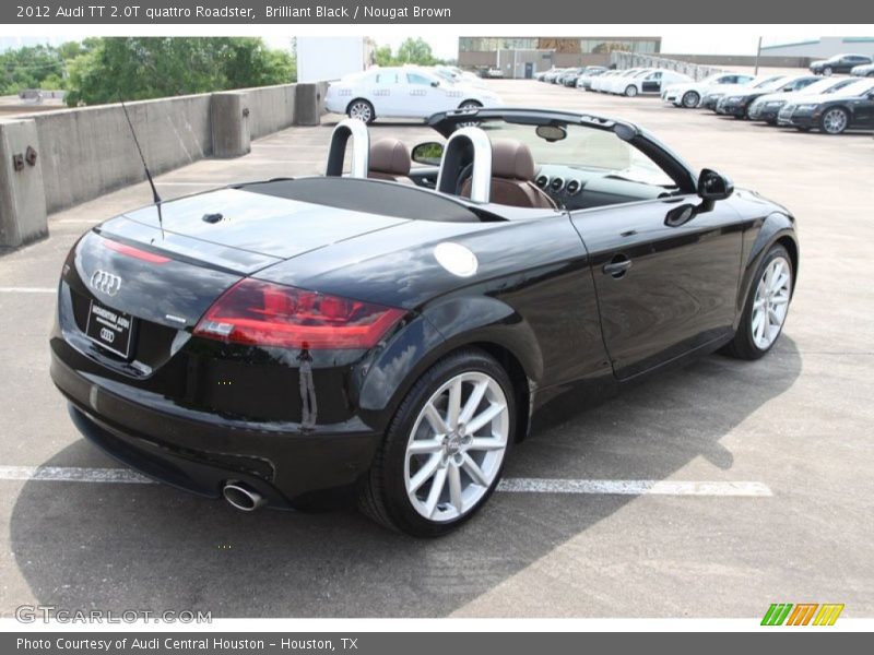 Brilliant Black / Nougat Brown 2012 Audi TT 2.0T quattro Roadster