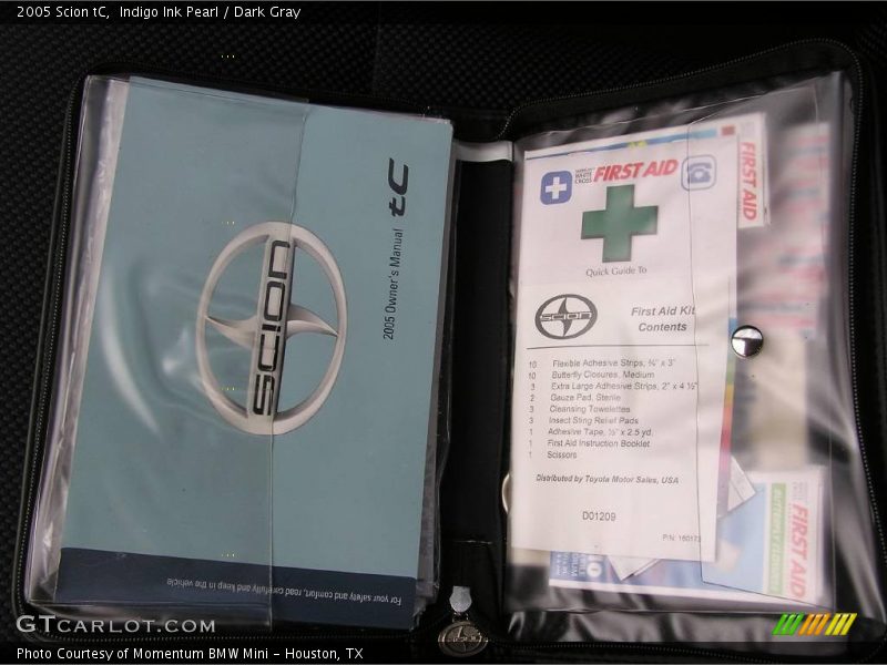 Indigo Ink Pearl / Dark Gray 2005 Scion tC