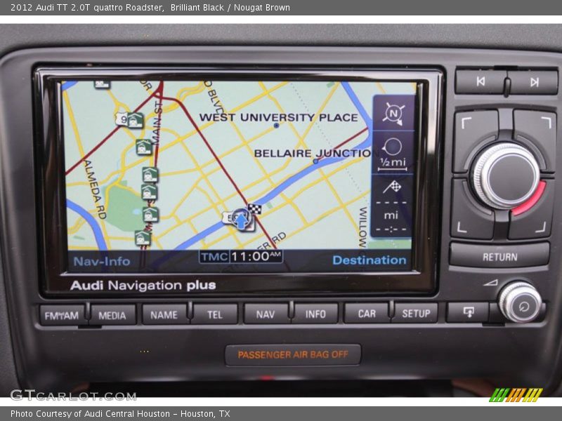 Navigation of 2012 TT 2.0T quattro Roadster