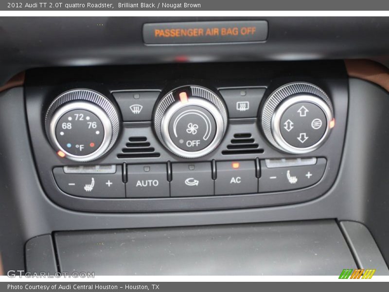 Controls of 2012 TT 2.0T quattro Roadster