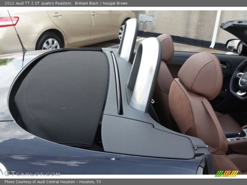 Brilliant Black / Nougat Brown 2012 Audi TT 2.0T quattro Roadster