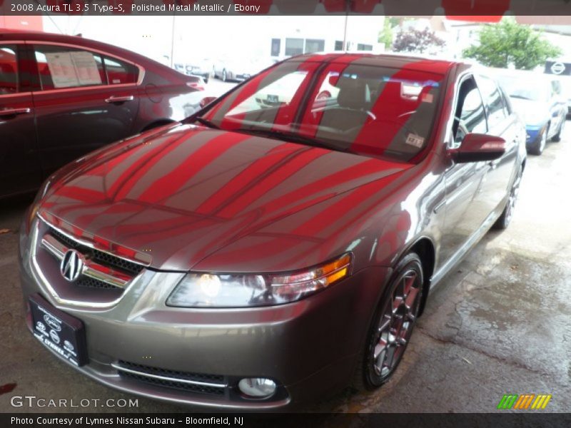 Polished Metal Metallic / Ebony 2008 Acura TL 3.5 Type-S